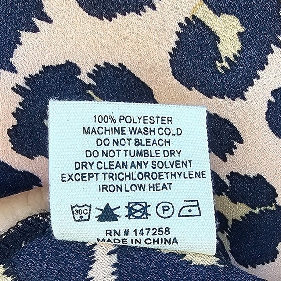 Simply Southern Women's Animal Cheetah Print Kimono Cover Up Cardigan Sz XS-S-M - Picture 5 of 7